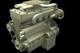 3D動畫演示奔馳<em>發動機</em>內部構造，德國工藝就是精湛，看完真長見識