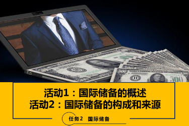 <em>課件</em>：<em>國(guó)際金融</em>、<em>金融</em><em>服務(wù)</em><em>與</em><em>管理</em>、<em>國(guó)際經(jīng)濟(jì)</em><em>與</em><em>貿(mào)易</em><em>專(zhuān)業(yè)</em>《<em>國(guó)際金融</em>—2.1&2<em>國(guó)際</em>儲(chǔ)備的<em>概述</em>、構(gòu)成和來(lái)源》